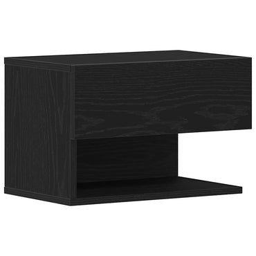 vidaXL Nachttisch Schwarz Eichen-Optik 46 x 30 x 30 cm Holzwerkstoff