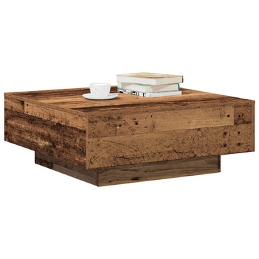 vidaXL Table basse en bois de récupération 80 x 80 x 31 cm