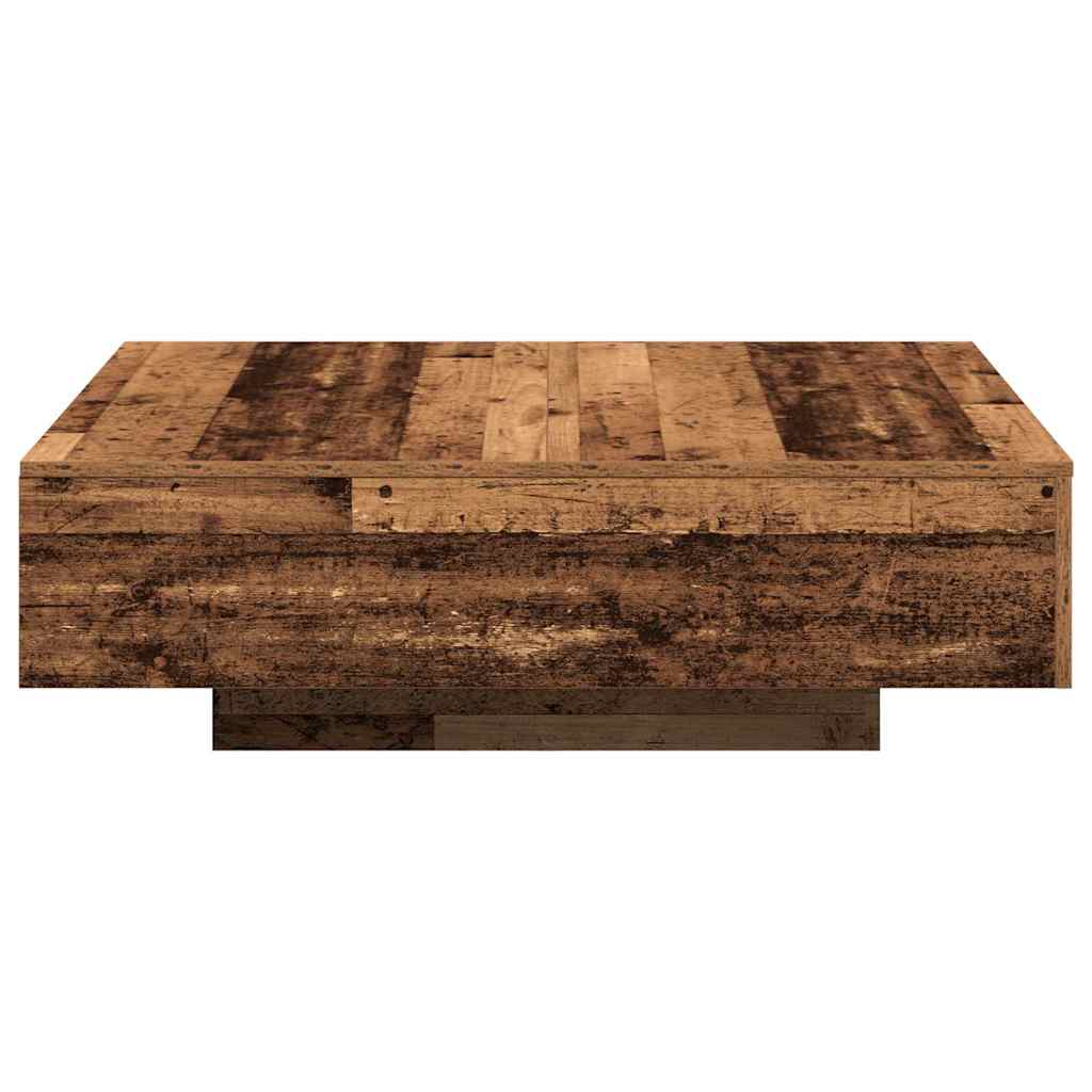vidaXL Table basse en bois de récupération 100 x 100 x 31 cm