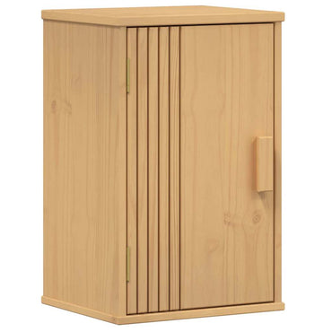 vidaXL Meuble de salle de bain Olden Marron 35 x 30 x 55 cm Bois de pin massif