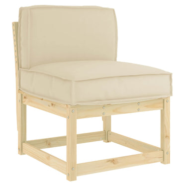 vidaXL Kissen Beige 60 x 40 x 12 cm Oxford-Stoff