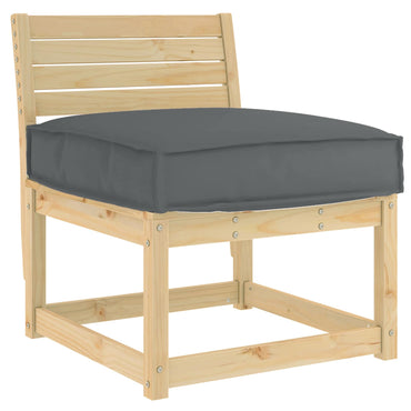 vidaXL Kissen Anthrazit 60 x 60 x 12 cm Oxford-Stoff