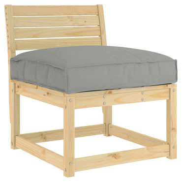 vidaXL Kissen Grau 70 x 70 x 12 cm Oxford-Stoff