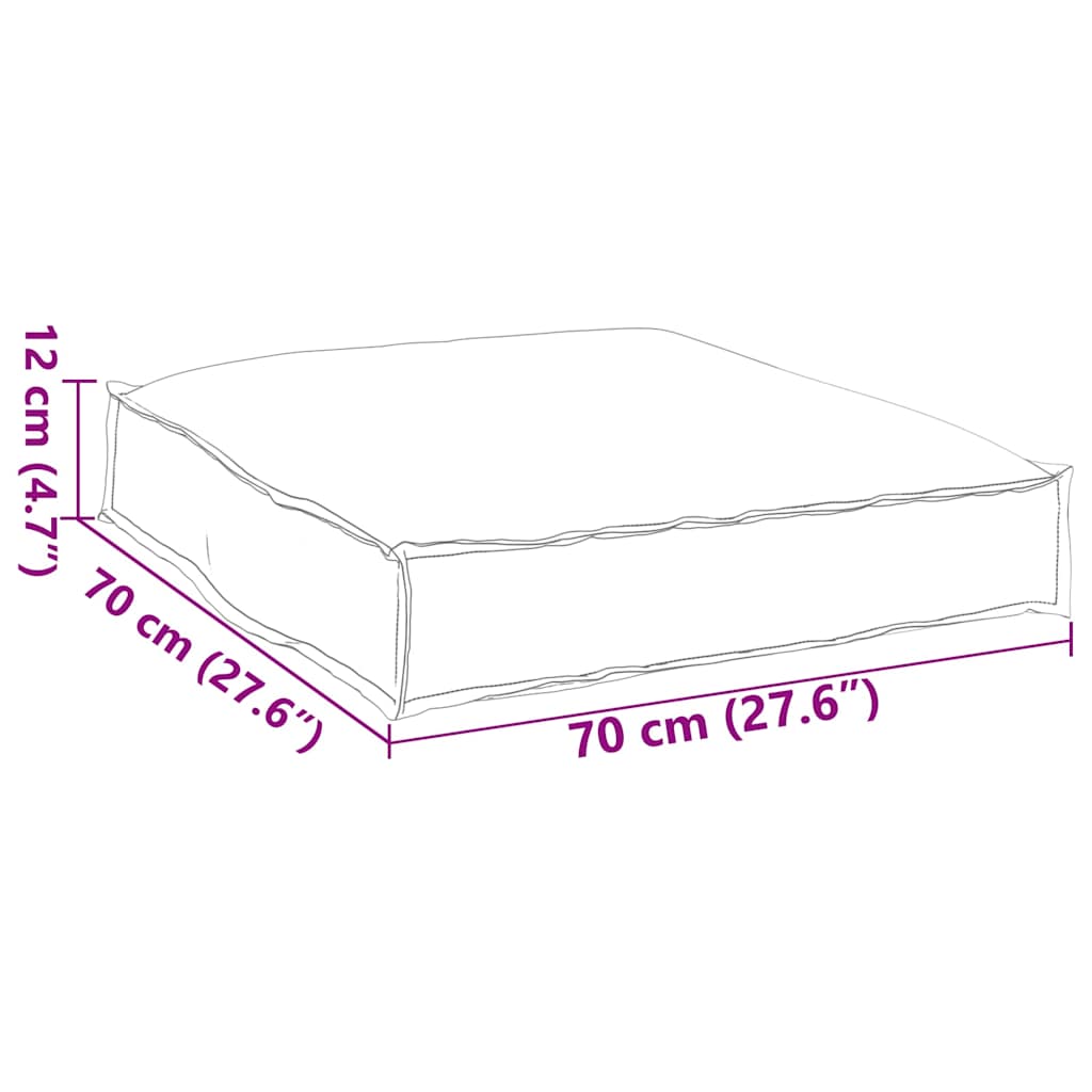 vidaXL Coussins de palette pour sièges adaptés Bleu roi