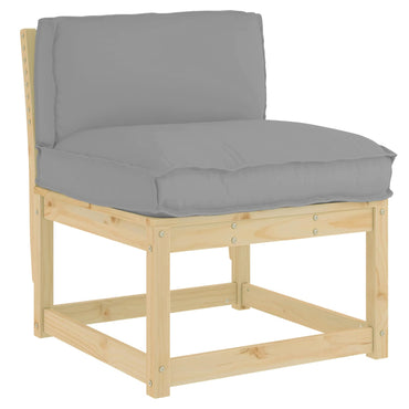 vidaXL Oreiller gris 70 x 40 x 12 cm Tissu Oxford