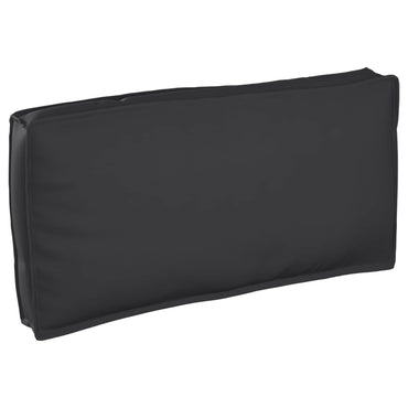 vidaXL Palettenkissen für Sitzfläche / Rückenlehne mit Kissen Schwarz