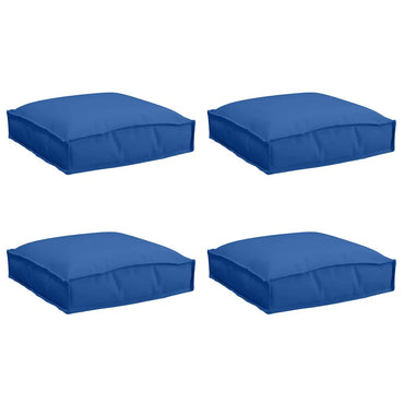 vidaXL Kissen 4 pcs Königsblau 40 x 40 x 8 cm Oxford-Stoff