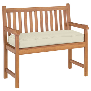 vidaXL Palettenkissen für Bank Creme 110 x 40 x 8 cm Oxford Stoff