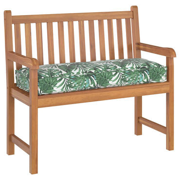 vidaXL Palettenkissen für Bank Floral Blattmuster 110 x 40 x 8 cm