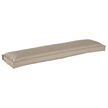 vidaXL Pallet Kissen Set 2 pcs Taupe 150 x 40 x 8 cm Oxford-Stoff