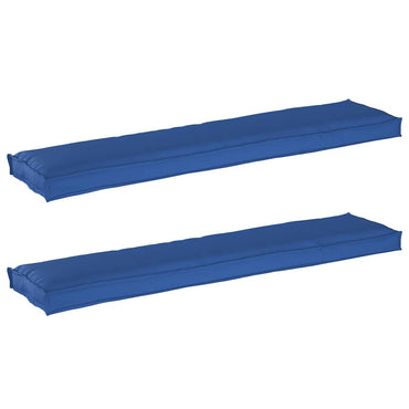 vidaXL Palettenkissenset 2 pcs Königsblau 180 x 40 x 8 cm Oxford-Stoff