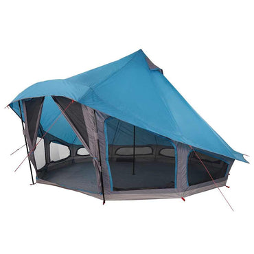 vidaXL Familien-Tipi-Zelt Tipi Blau und Grau 508 x 470 x 300 cm