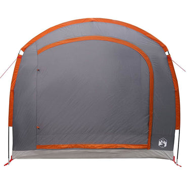 vidaXL Zelt mit Dach Grau und Orange 268 x 240 x 191 cm Polyester