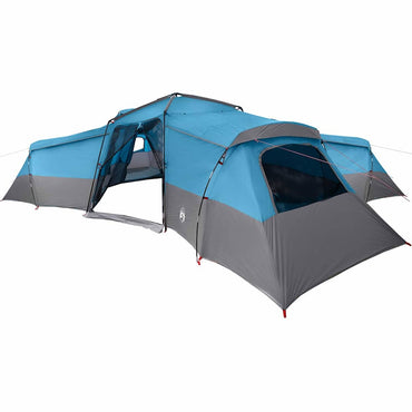 vidaXL Familienzelt mit Dach mit Speicher Blau 833 x 585 x 216 cm Taft