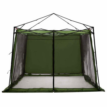 vidaXL Innenzelt mit Dach mit Speicher Grün 303 x 303 x 196 cm Taft