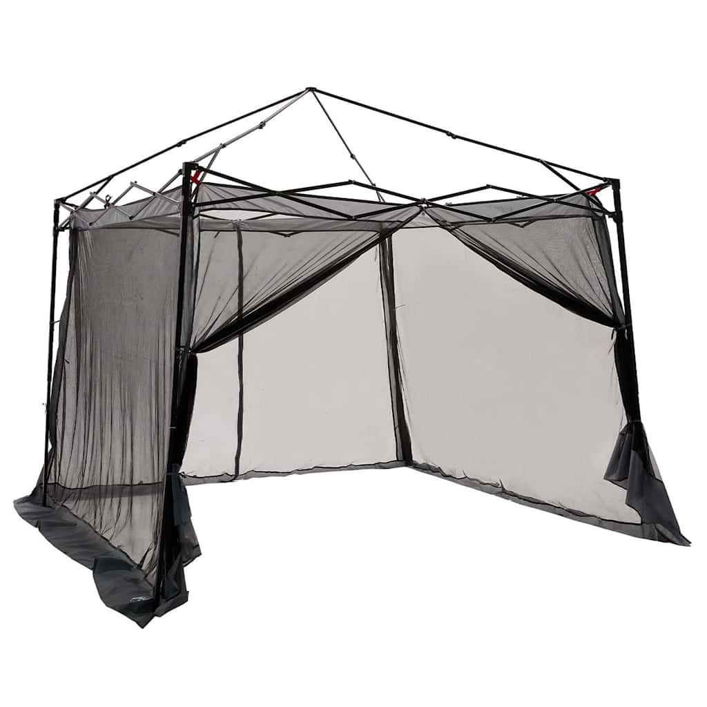 vidaXL Innenzelt mit Dach Grau und Orange 303 x 303 x 196 cm Taft
