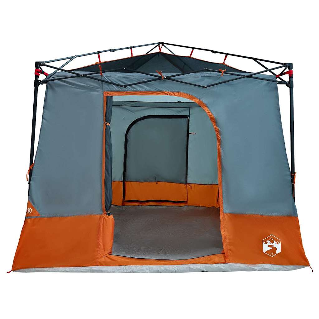 vidaXL Innenzelt mit Dach Grau und Orange 290 x 288 x 234 cm Taft