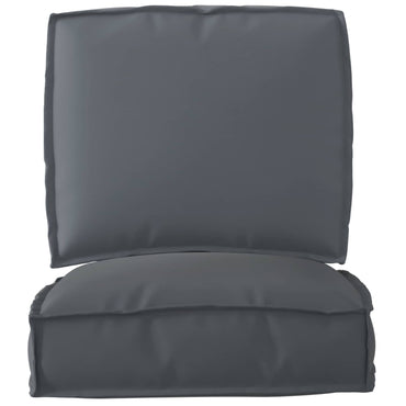 vidaXL Palettenkissenset 2 pcs Anthrazit Oxford-Stoff