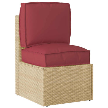vidaXL Ensemble de coussins de palette 2 pcs Tissu Oxford Rouge bordeaux