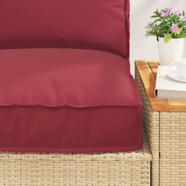 vidaXL Lot de 2 coussins pour palette taupe 80 x 80 x 12 cm Tissu Oxford