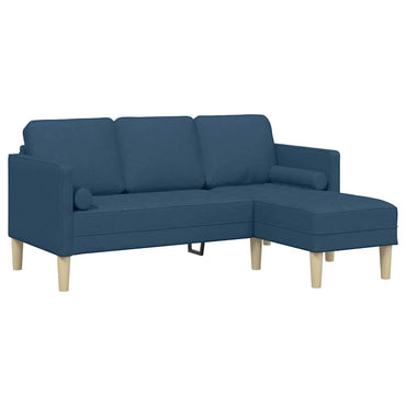 vidaXL Sofa Set Blau 173 x 131 x 67 cm Stoff