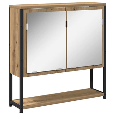 vidaXL Spiegelschrank Artisan-Eiche 60 x 16 x 60 cm Holzwerkstoff
