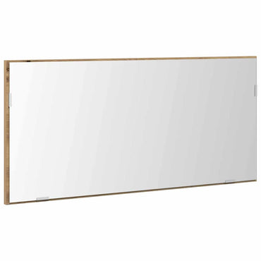vidaXL Spiegel Artisan-Eiche 80 x 37 cm Glas und engineered Holz