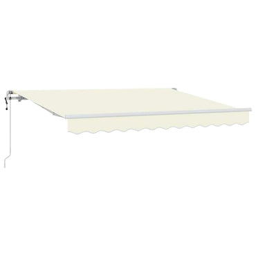 vidaXL Einziehbare Markise Creme 250 x 200 cm Polyester und Aluminium