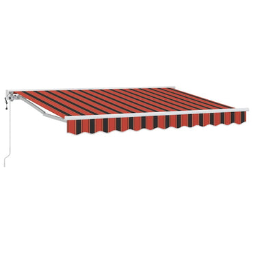 vidaXL Einziehbare Markise Bunt gestreift 250x200 cm Stoff