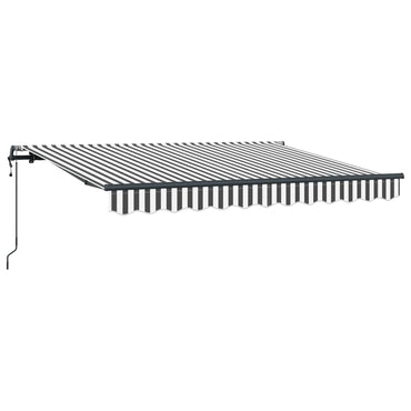 vidaXL Auvent rétractable en tissu anthracite 250 x 200 cm