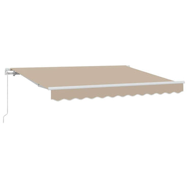 vidaXL Einziehbare Markise Beige 250 x 200 cm Polyester und Aluminium
