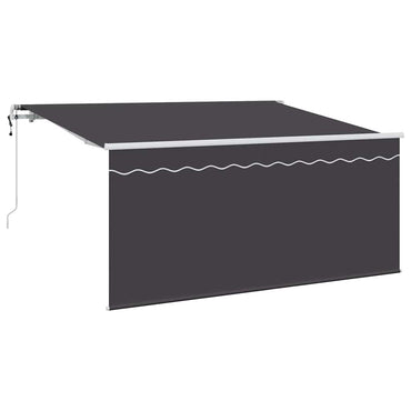 vidaXL Einziehbare Markise Anthrazit 300 x 200 cm
