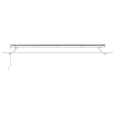 vidaXL Einziehbare Markise Anthrazit 400 x 200 cm Stoff