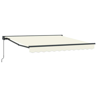 vidaXL Einziehbare Markise Creme 300 x 250 cm Polyester und Metall