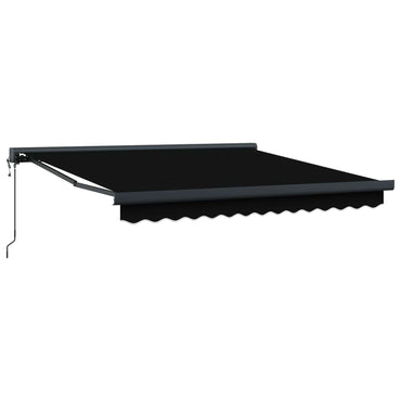 vidaXL Markise Schwarz 300 x 250 x 165 cm Polyester und Aluminium