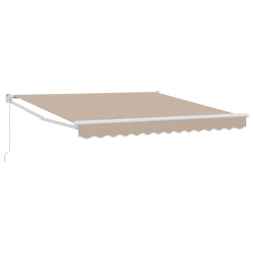 vidaXL Markise Beige 3 x 2,5 m Polyester und Metall
