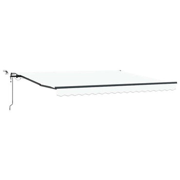 vidaXL Markisenstoff mit Weiß 400 x 300 cm Polyester