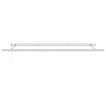 vidaXL Auvent rétractable Vert et blanc 500 x 300 cm Tissu et métal