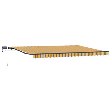 vidaXL Einziehbare Markise Mehrfarbig 500 x 350 cm Stoff