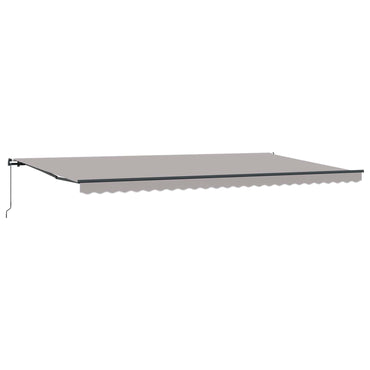 vidaXL Markise hellgrau Hellgrau 600 x 300 cm Stoff