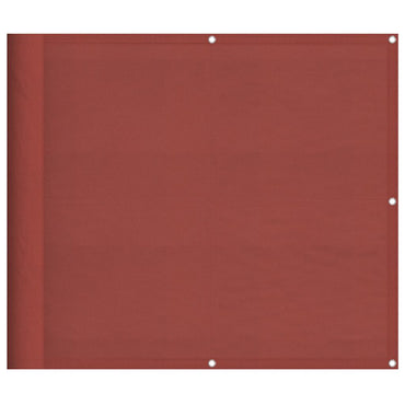 vidaXL Balkon-Sichtschutz Terrakotta 90x700 cm 100 % Polyester-Oxford
