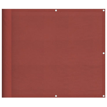 vidaXL Balkon-Sichtschutz Terrakotta 90x800 cm 100 % Polyester-Oxford