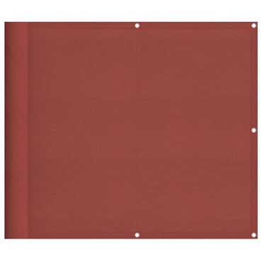 vidaXL Balkon-Sichtschutz Terrakotta 90x1000 cm 100 % Polyester-Oxford