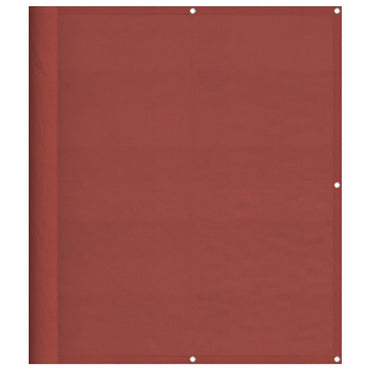 vidaXL Balkon-Sichtschutz Terrakotta 120x800 cm 100 % Polyester-Oxford