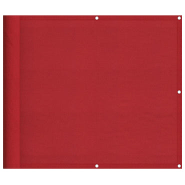 vidaXL Balkon-Sichtschutz Rot 90x700 cm 100% Polyester-Oxford