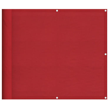 vidaXL Balkon-Sichtschutz Rot 90x800 cm 100% Polyester-Oxford
