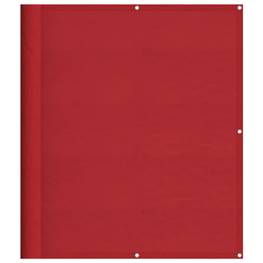 vidaXL Balkon-Sichtschutz Rot 120x1000cm 100% Polyester-Oxford