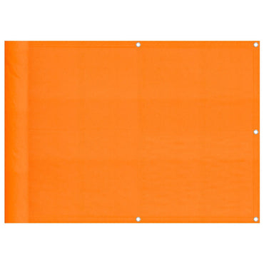 vidaXL Balkon-Sichtschutz Orange 75x1000 cm 100 % Polyester-Oxford