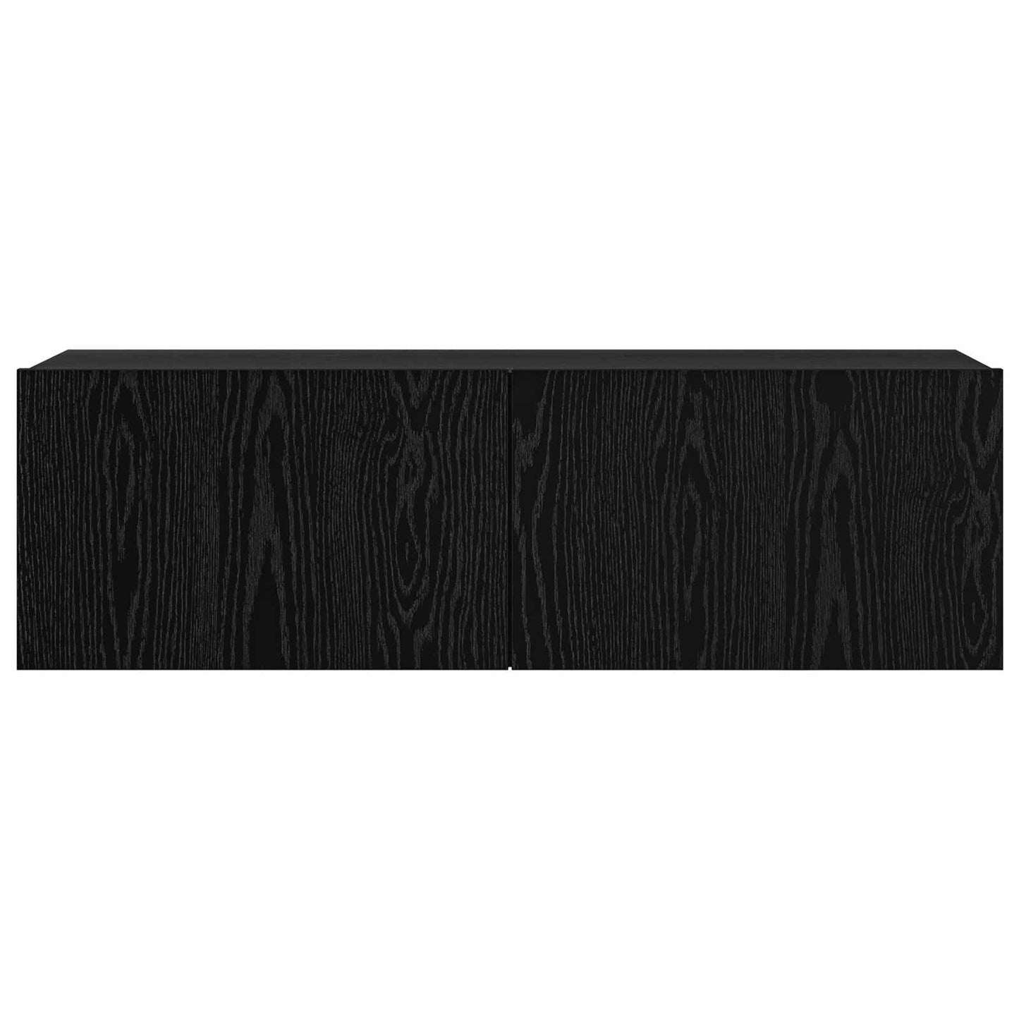vidaXL TV-Schrankset 8 pcs Schwarz Eichen-Optik Holzwerkstoff