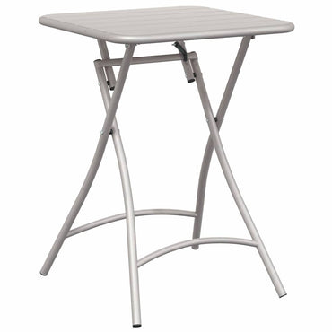 vidaXL Bistrotisch Beige 55 x 55 x 72,5 cm Pulverbeschichteter Stahl